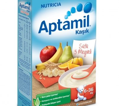 Aptamil Sütlü 5 Meyveli Tahıl Bazlı Kaşık Mama 250 gr | 6-36 ay