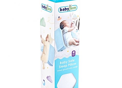 BabyJem Bebek Güvenli Uyku Yastığı Beyaz