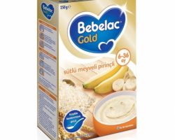 Bebelac Gold Sütlü Meyveli Pirinçli Kaşık Maması 250 gr | 6-36 ay