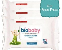 Biobaby Temizleme Mendili 3lü Fırsat Paketi