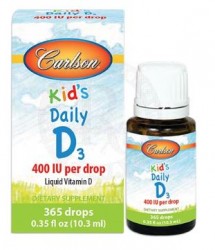 Carlson Kids Daily D3 400 IU Per Drop 10.3ml