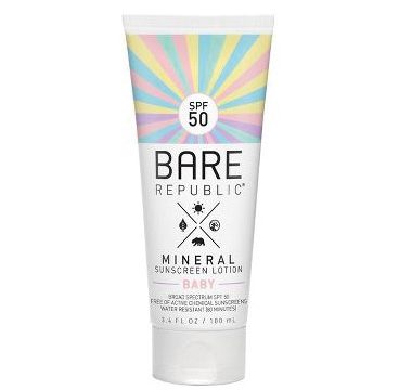 Coola Bare Republic Spf50 Mineral Sunscreen Baby Lotion 100ml