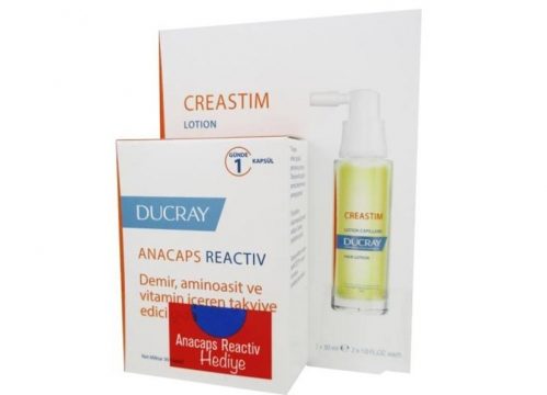 Ducray Creastim Losyon 2×30 ml Anacaps Reactiv 30 Kapsül HEDİYE Kullananlar