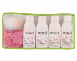 Ecowell Organik Bebek Bakım Seti ( Pembe )