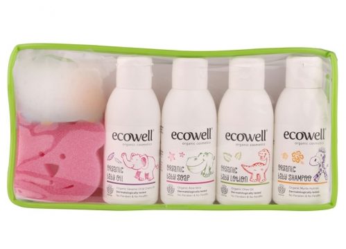 Ecowell Organik Bebek Bakım Seti ( Pembe )
