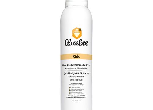 GlossBee Çocuklar için Köpük Saç ve Vücut Şampuanı 200ml