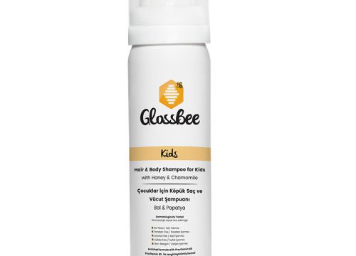 GlossBee Çocuklar için Köpük Saç ve Vücut Şampuanı 50ml