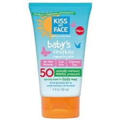 Kiss My Face Babys First Kiss Mineral Lotion Spf50 118ml