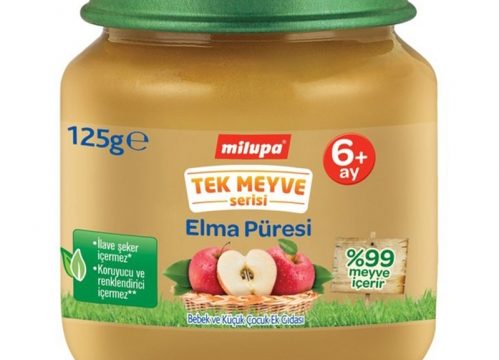 Milupa Tek Meyve Serisi Elma Püresi 125 gr | +6 Ay