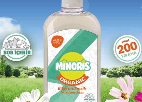 Minoris Organik Biberon Emzik Temizleme Sıvısı 500ml