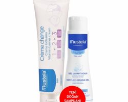 Mustela Vitamin Barrier 1-2-3 Cream 50ml | Cleansing GEL – Yeni Doğan Şampuanı 50ml HEDİYE