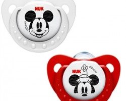 Nuk Disney Mickey Silikon Emzik- İkili Paket