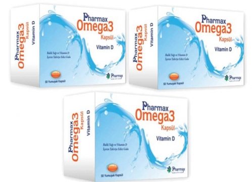Pharmax Omega3+Vitamin D 50 kapsül x 3  Kullananlar