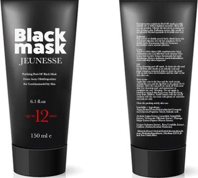 Black Mask Jeunesse Soyulabilir Siyah Kullananlar