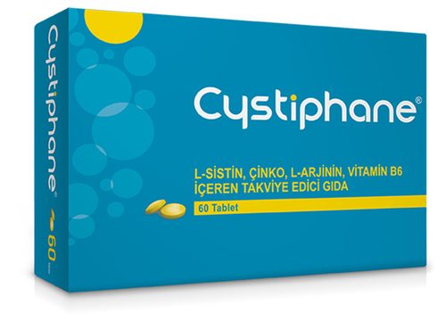 Cystiphane L-Sistin Çinko L-Arjinin Vitamin B6 içeren Takviye Edici Gıda 60 Tablet Kullananlar