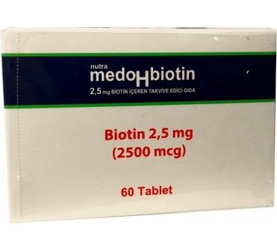 Dermoskin Medohbiotin Biotin 2,5mg 60 Kullananlar