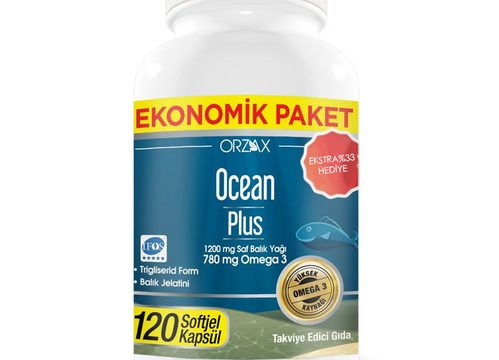 Orzax Ocean Plus Omega-3 120 Kapsül | Ekonomik Paket Kullananlar