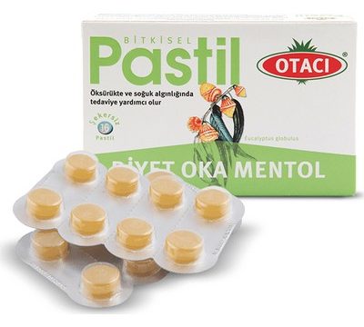 Otacı Pastil Diyet Oka Mentol Kullananlar