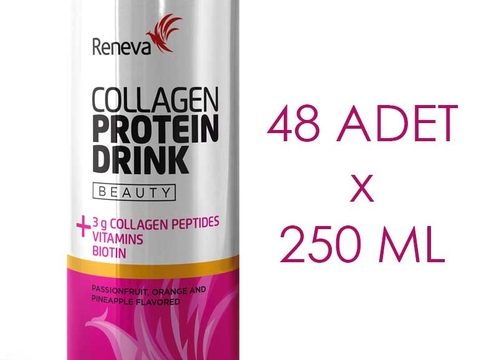 Reneva Beauty Collagen Protein Drink 48 x 250 ml Kullananlar